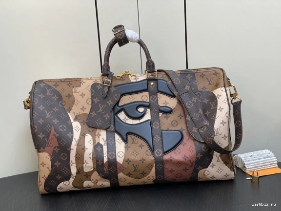 WIS KEEPALL BANDOULIÈRE LOUIS  VUITTON 45 0208